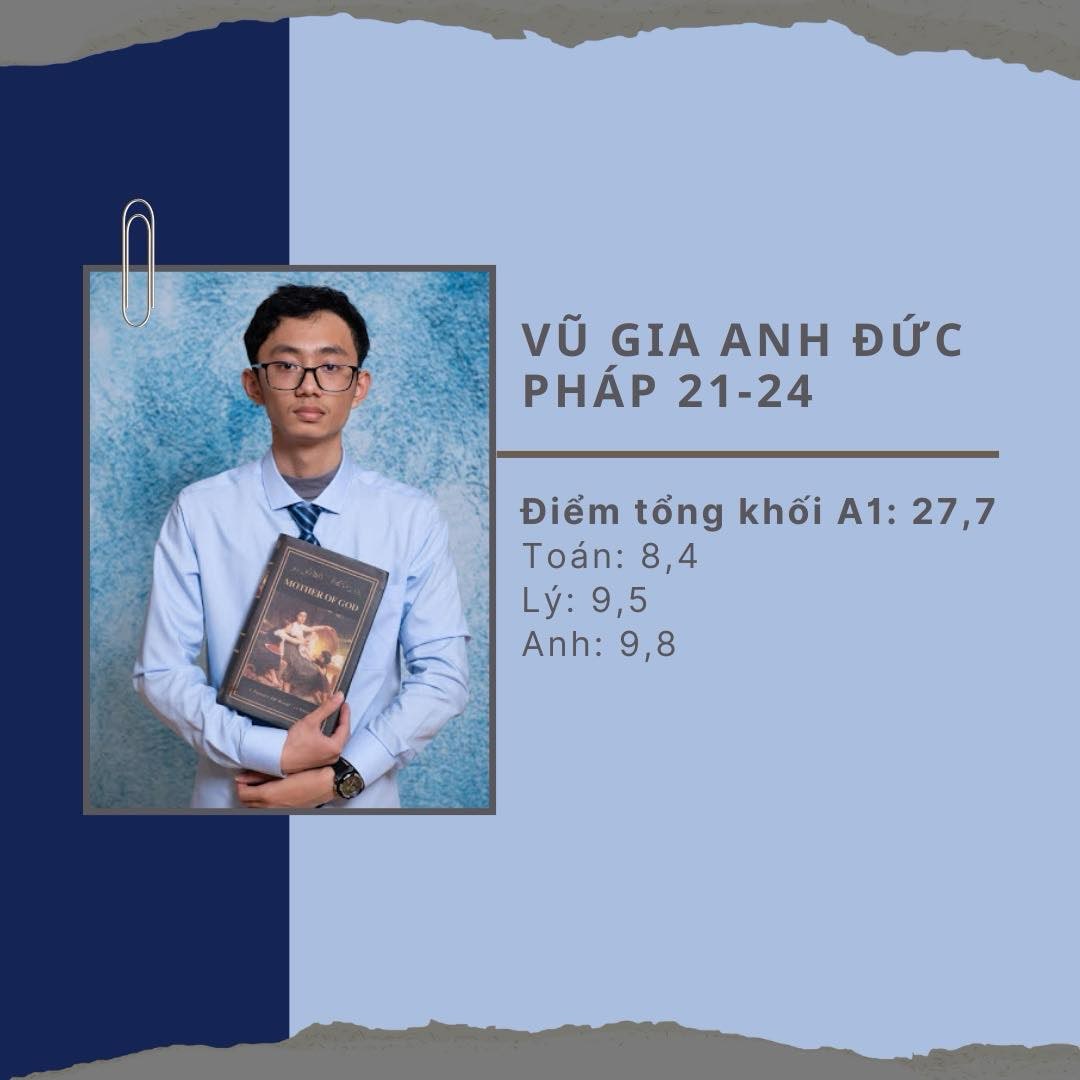 Những điều chưa bật mí về Vũ Gia Anh Đức - thủ khoa khối A1 toàn trường kỳ thi THPTQG năm 2024